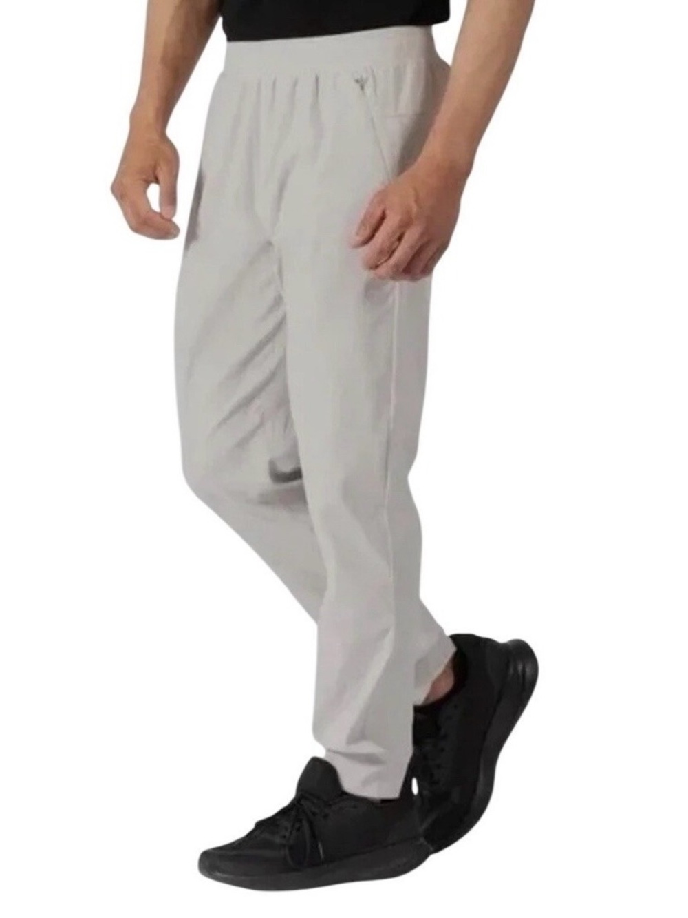 Soybu Men's S Gray Performance Jogger Track Pants 2-Way Stretch